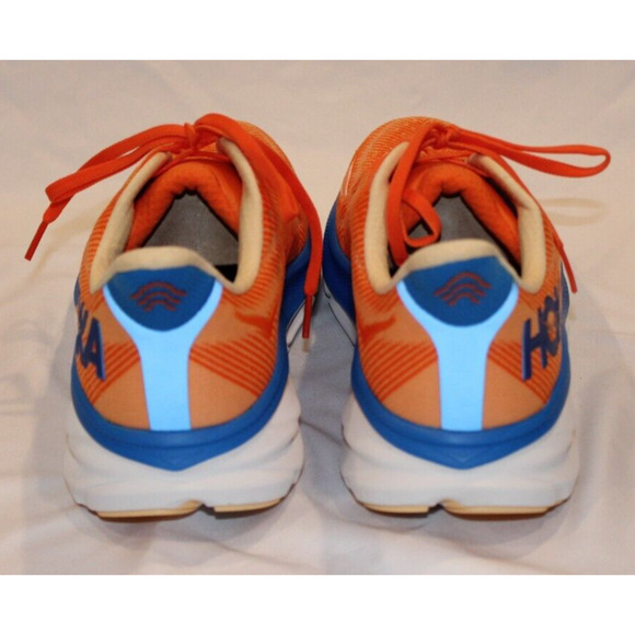NIB Hoka One One Men's Clifton 9 Running Athletic Sneakers VOIM Orange Sz 12 NIB - Picture 4 of 5